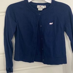 Girls Navy Cardigan